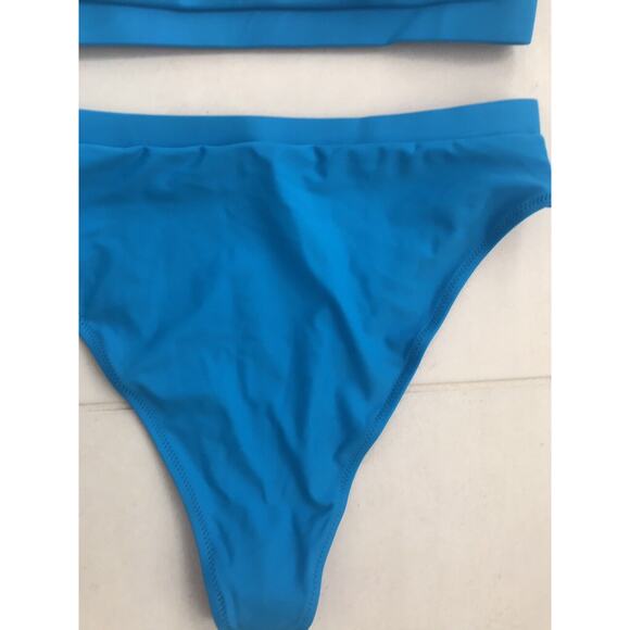 No Brand Swim Bralette High Waist Bikini Bottom Swimsuit - Picture 8 of 10